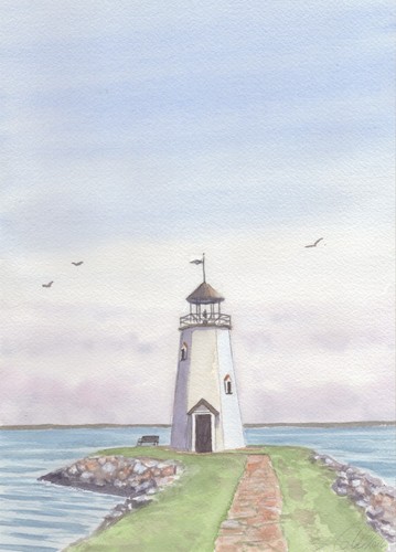 Original aquarell oklahoma - -,