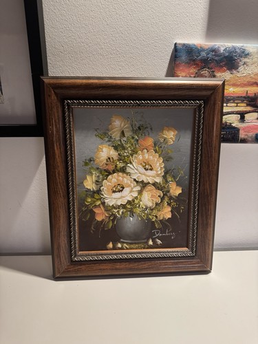 Klassisches blumen ölgemälde - blumen,