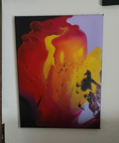 Abstraktes gemälde auf - gemälde,