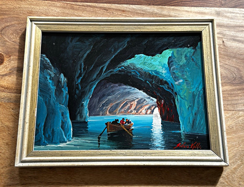 ölgemälde blaue grotte - Ölgemälde,