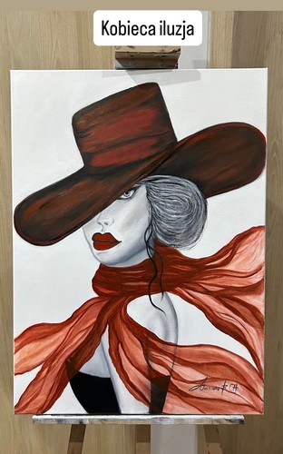 Original oil painting kobieca - original,