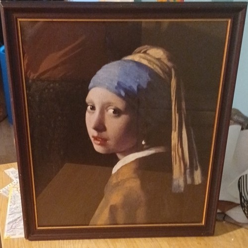 Vermeer das mäschen mit - vermeer, dem