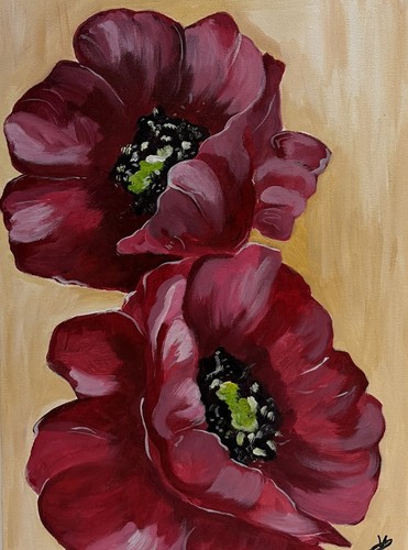Acrylgemälde rote - acrylgemälde, „rote