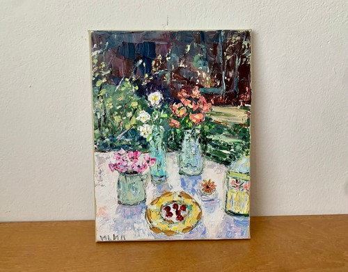 Stillleben mit blumen - mit,