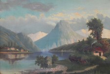 Gemälde: Thuner See 