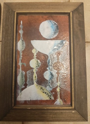 2er set mid century emaille - 2er, mid-century