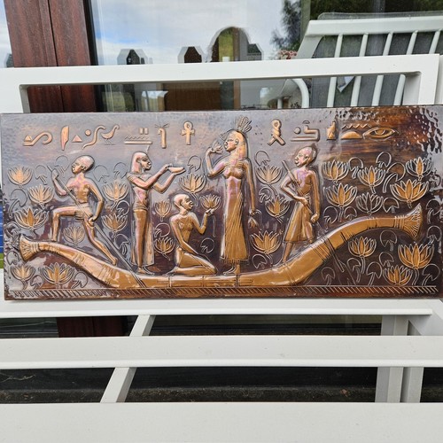 Kupferstich auf holzplatte - auf,