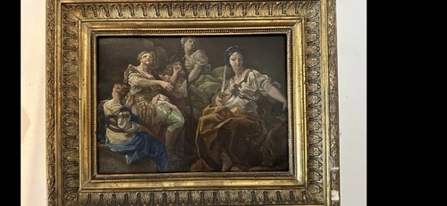 Gemälde muse euterpe - gemälde,