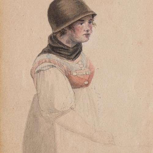 Frauenporträt frau tracht - frau, in