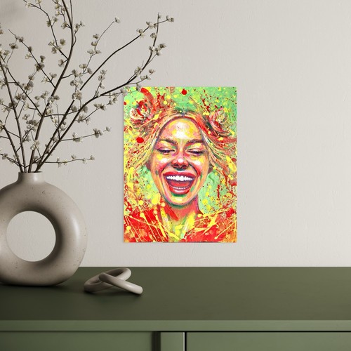 Original expressive portrait - expressive,