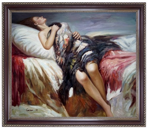 ölbild erotische frau - Ölbild,