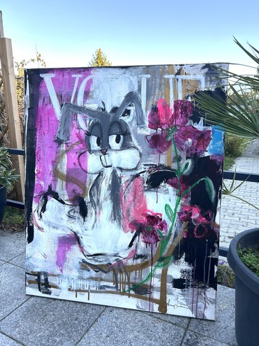 Kunstwerk abstrakt popart - abstrakt, /