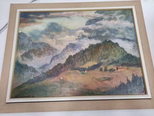 Original ölgemälde wolken - Ölgemälde, im