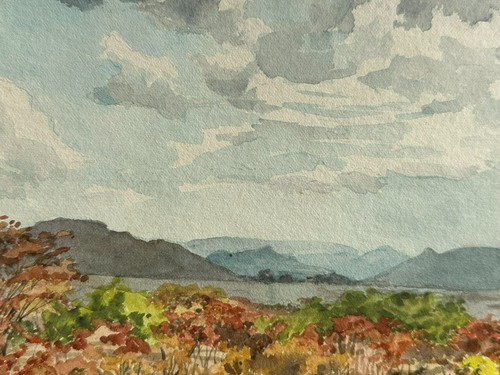 Aquarell landschaft sehr - aquarell,