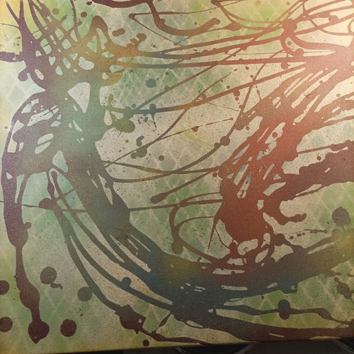 Leinwand acryl tusche - acryl,