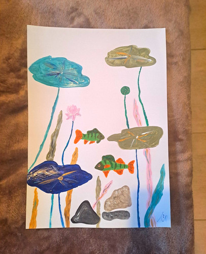 Handgemaltes signiertes