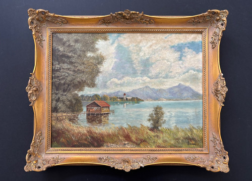 ölgemälde chiemsee - Ölgemälde,