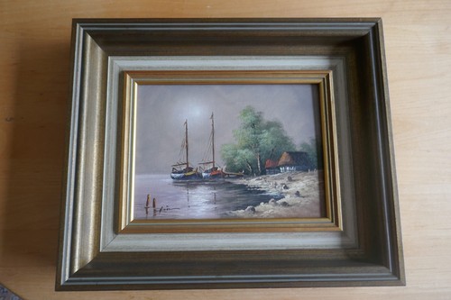 Kleines gemälde 38x31cm - gemälde,