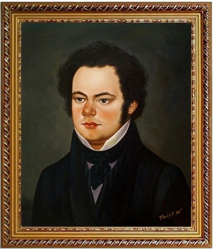 ölbild franz schubert - franz,