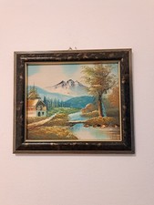 Landschaft Gemälde auf Karton