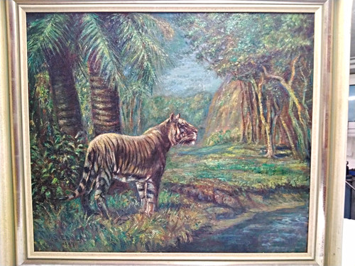 ölgemälde tiger - Ölgemälde,