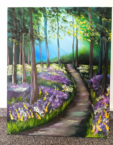 Olgemalde leinwand 40x50 - leinwand,