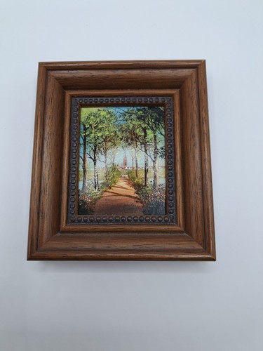 Miniatur ölgemälde blick - miniatur-Ölgemälde, „blick