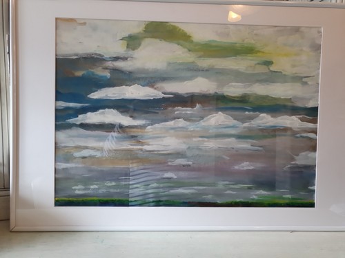 Original gemälde wolken von - gemälde, "von