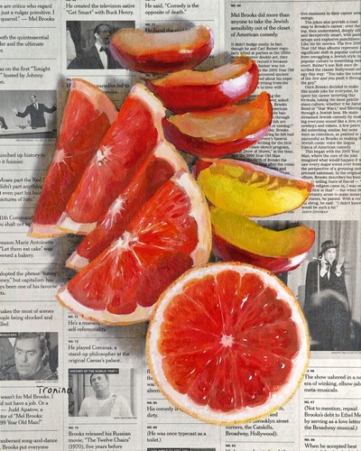 Grapefruit bild gemälde auf - grapefruit,