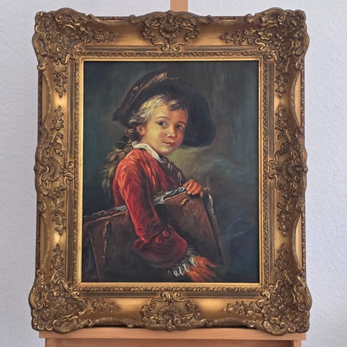 ölgemälde nach drouais - nach, h.