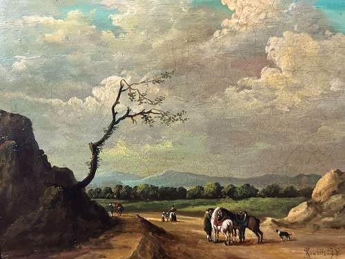 Antikes ölgemälde 1800 - antikes, um