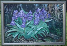 Ölbild / Ölgemälde - Iris