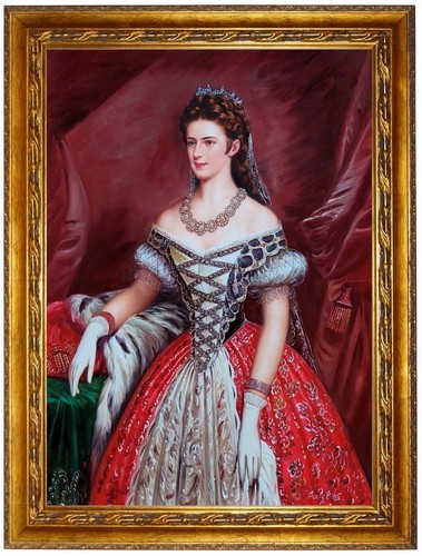 ölbild kaiserin elisabeth von - kaiserin,
