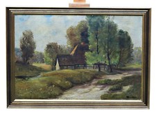 Ländliche Landschaft mit Hof