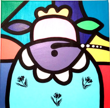 Franz Basdera "Kuh 14" Orginal