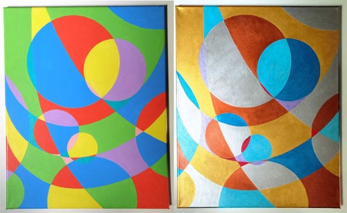 Acrylbilder twin diy - acrylbilder,