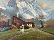 ÖLGEMÄLDE LANDSCHAFT BERHOF
