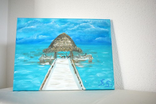 Abstrakte malerei kunst - kunst, acryl