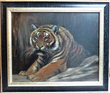 Ölgemälde Tiger,Tier, von