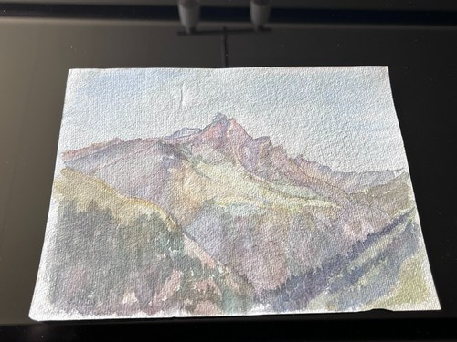 Antikes aquarell schweizer - antikes,