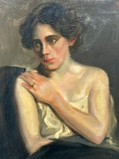 ÖLGEMÄLDE PORTRAIT EINER