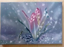 Original Öl Gemälde Blumen