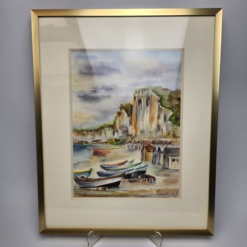 Aquarell küstenlandschaft - aquarell,