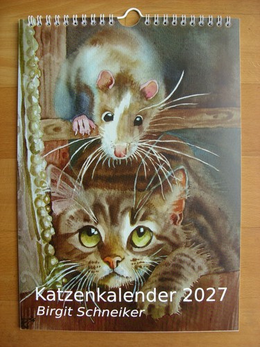 Katzenkalender 2027 din - 2027, mit