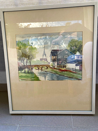 Original aquarell 1961 - original,