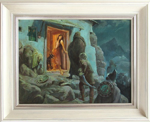 ölgemälde georg sønderlund - Ölgemälde,