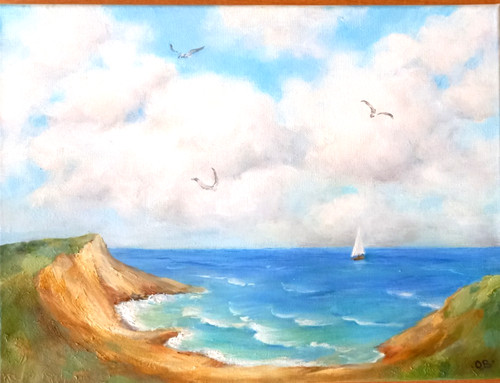 Meer gemälde neu - neu, handgemalt