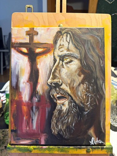 Acryl leinwand gemälde jesus - acryl,