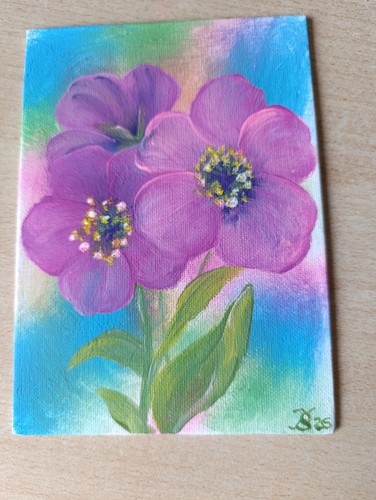 Gouache leinwand - gouache,