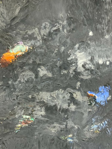Abstraktes acrylgemälde - abstraktes,